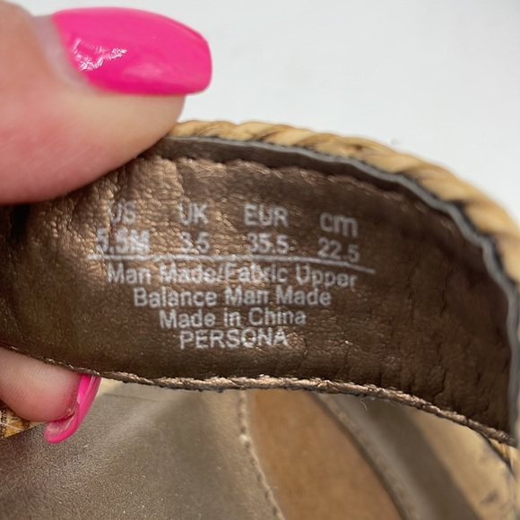 Lifestride Memory Foam Wedge Sandals Size 5.5 - Picture 3 of 8